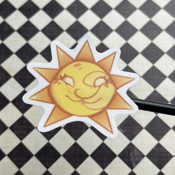 Sun and Moon FNAF Security Breach Sticker