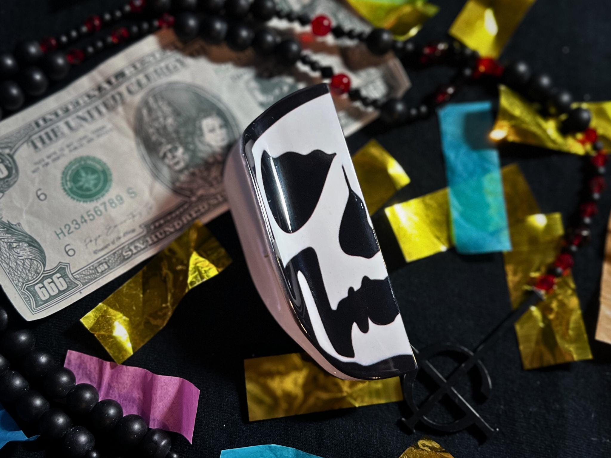 Ghost Inspired Papa Claw Clips - Etsy