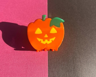 Pumpkin Halloween Claw Clip Hair Accessory