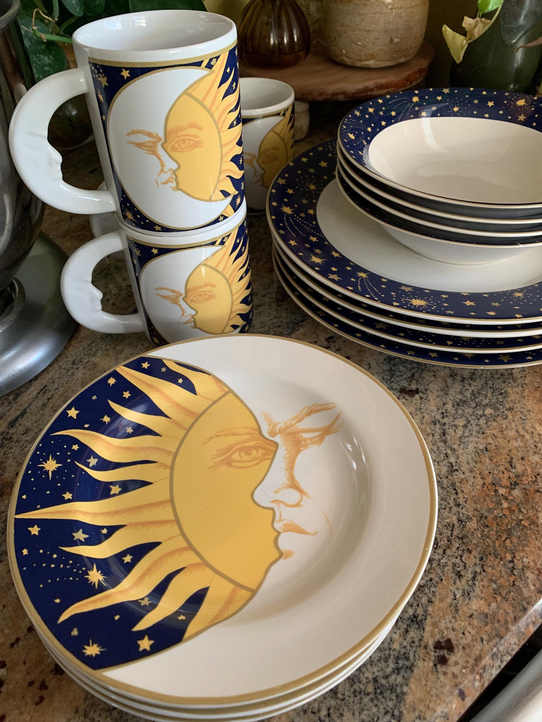 Vintage 90's Vitromaster Galaxy 16 PC Setting Dinner Plate Salad