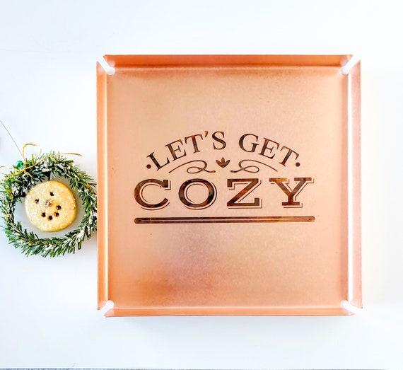 Solid Copper catchall tray