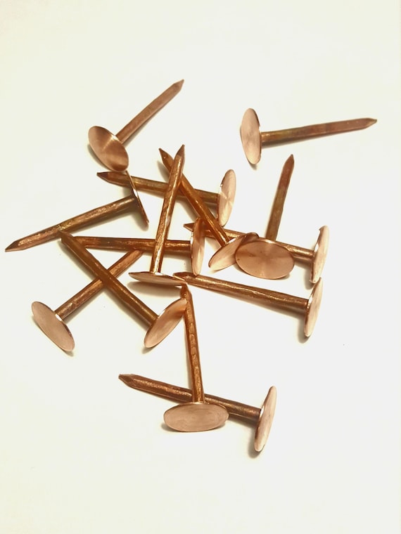 1 1/2" Handmade copper nails