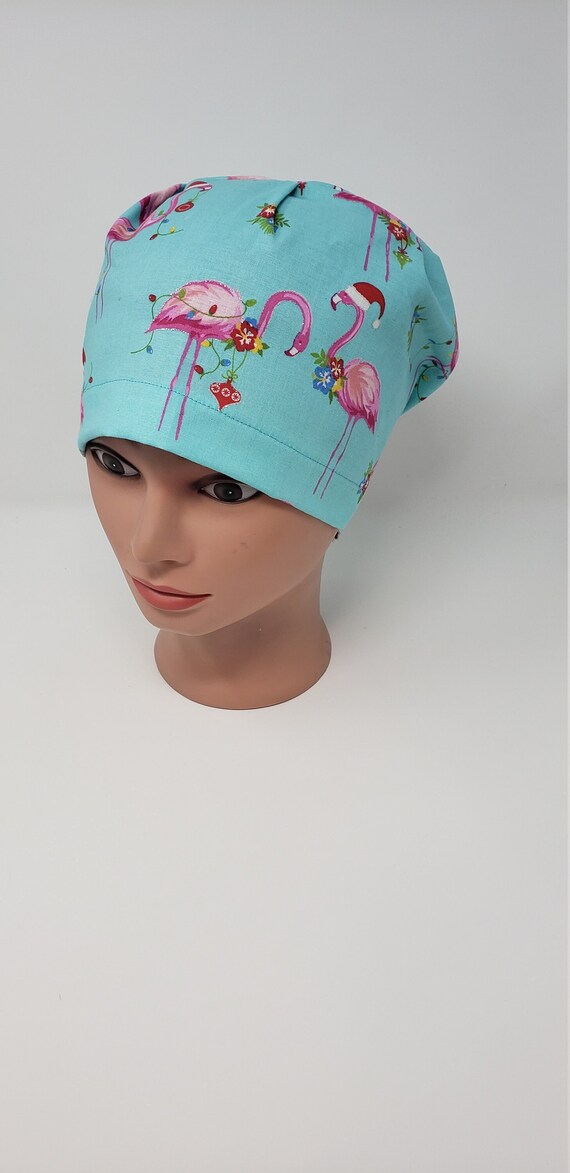 Merry Flamingo Euro Scrub Cap Euro 
