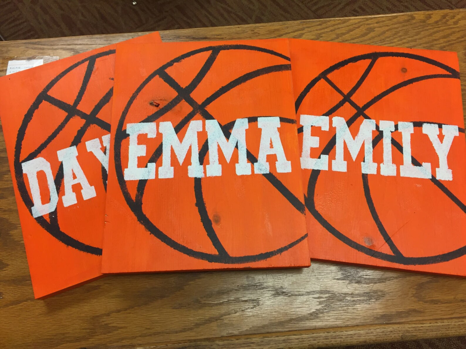 Personalized basketball sign team gift wooden sports sign Etsy