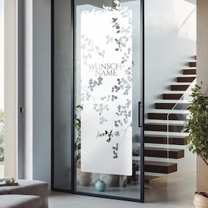 Film personnalisé pour portes vitrées, cloisons vitrées, décor personnalisé g521