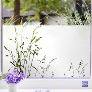 Grass stalks window film privacy film frosted glass film privacy window film sandblast look for kitchen living room office g426