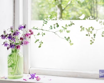 Fensterfolie Sichtschutzfolie Dekorfolie blickdichte Milchglasfolie Äste  g421