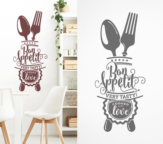 GRAZDesign Wandtattoo 3 Hühner 78x57cm - Lustige Küchendeko Selbstklebend