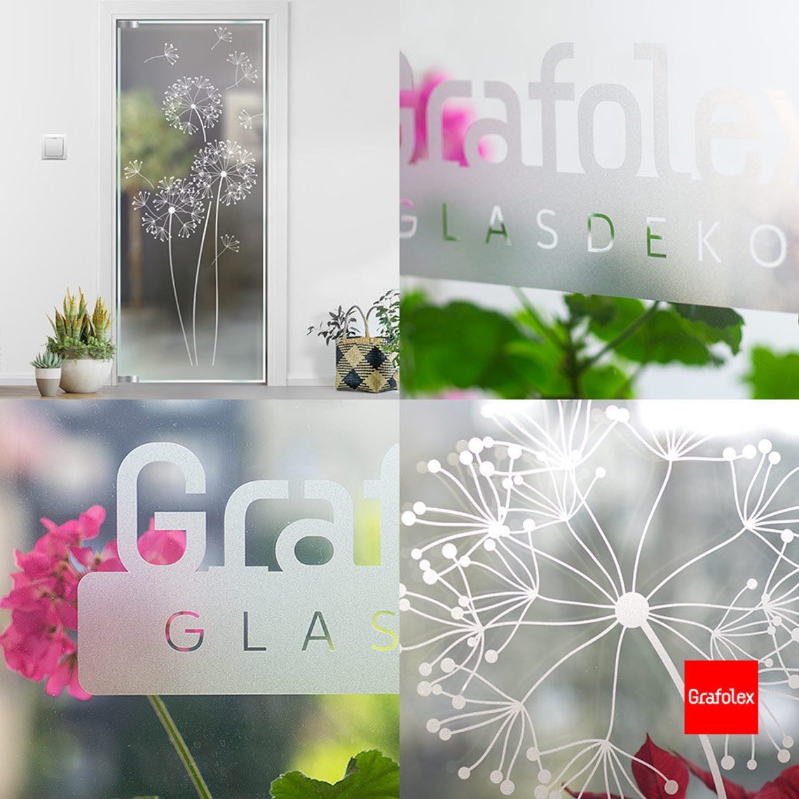 Verwunderlich Deko Aufkleber Fr Glas Fotos