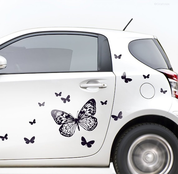 Stickers et Autocollants Voiture - Sticker Papillon