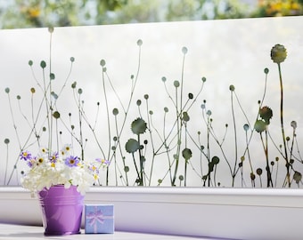 Fenster Sichtschutzfolie Sandstrahloptik Milchglasfolie Fensterfolie Naturmotiv g419