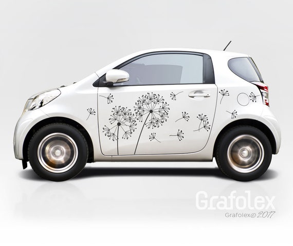 Adesivo per auto fiore di tarassaco adesivo per auto tuning auto adesivi  per auto a317 -  Italia
