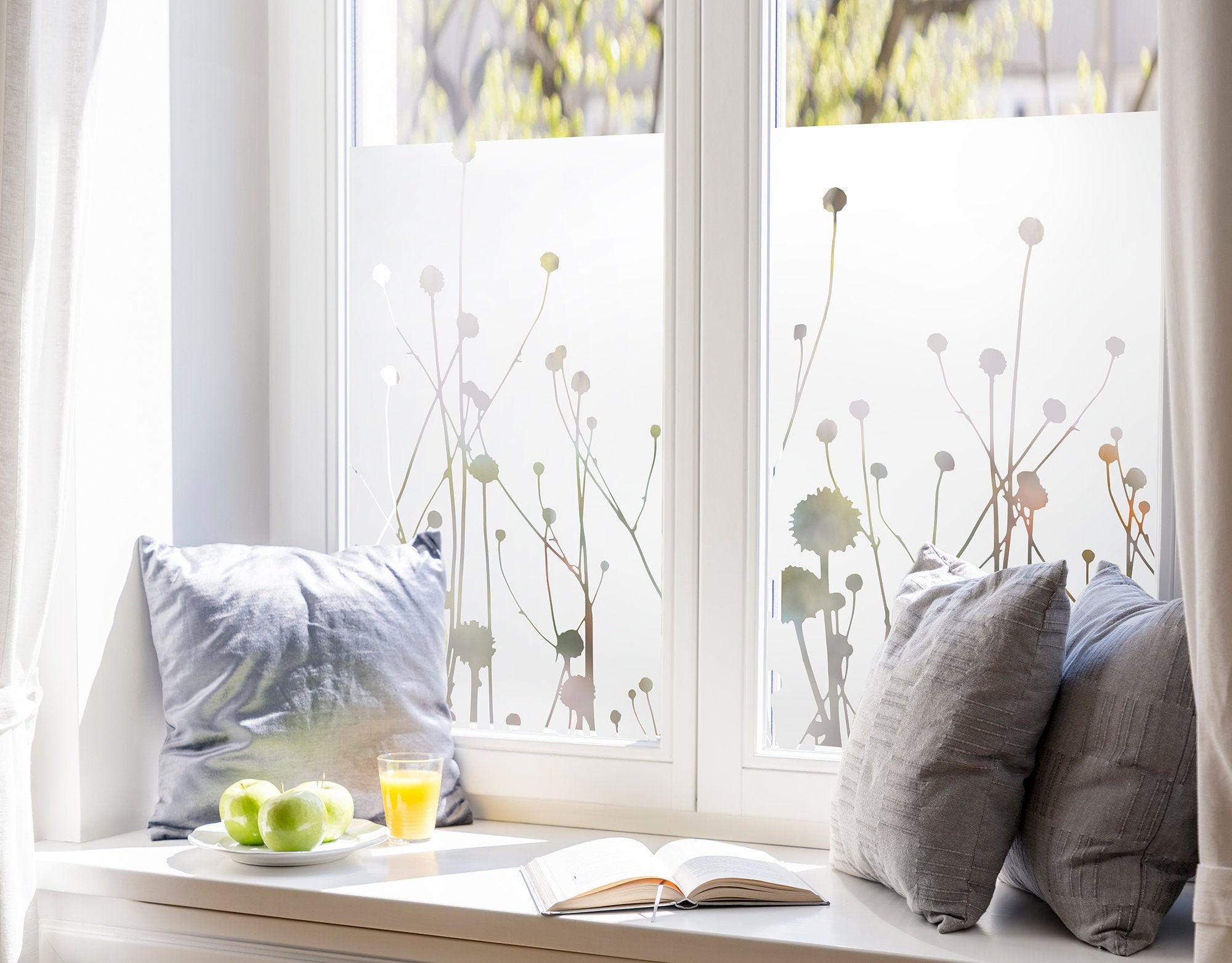 Vinyl für Glasfenster Frostschutz fenster Sichtschutz folie