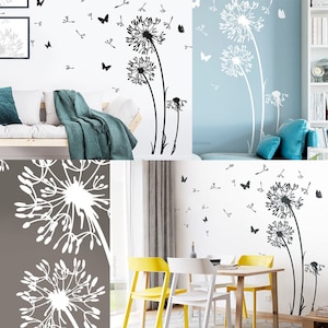 Wandtattoo Pusteblume Schmetterlinge Löwenzahn Wandsticker Wandaufkleber Wohnzimmer Schlafzimmer Kinderzimmer Wand Tattoo Sticker z312e Bild 7