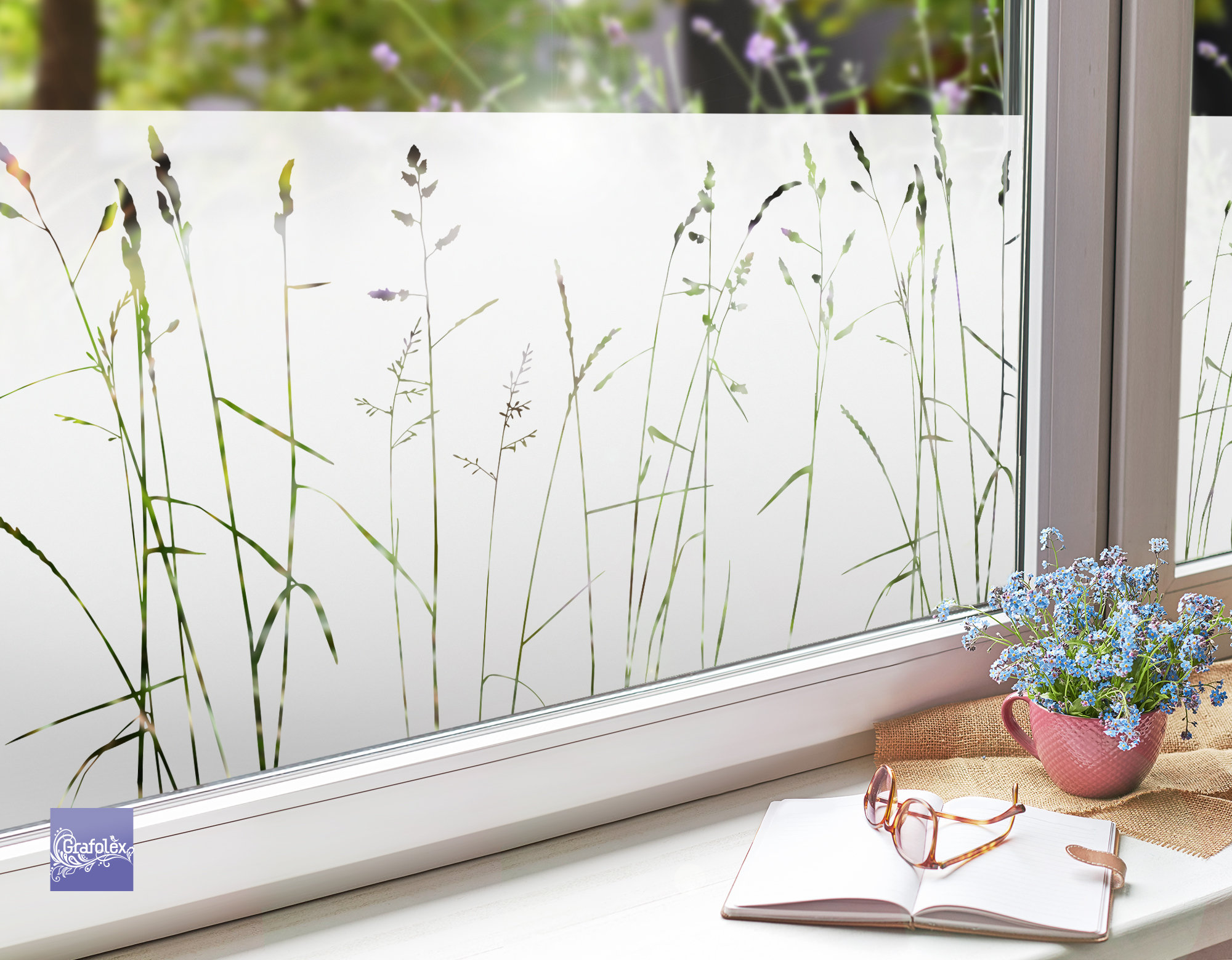 Fensterfolie sichtschutz motiv