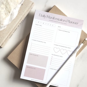 Daily Manifestation Planner A5 | Law of Attraction Store
