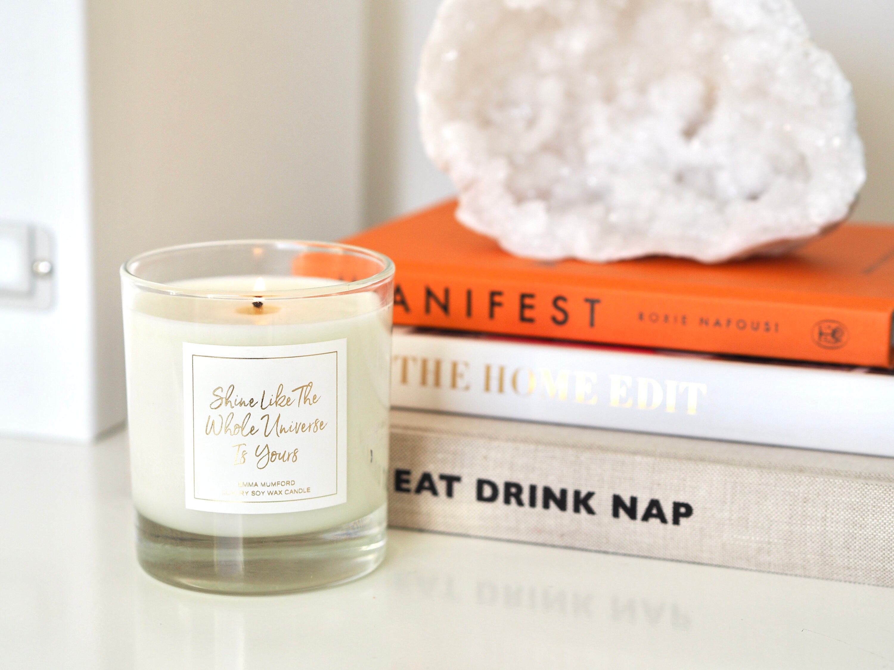 Law of Attraction Slogan Candles Emma Mumford Etsy UK