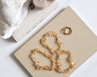 Citrine Chip Crystal Bracelet | Law of Attraction Store