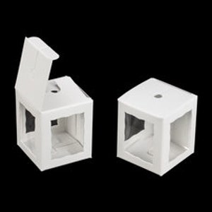 White Single Cake Pop Boxes (10), Cake Pop Boxes (individual), Baking, Treats, Small Treats, Individual Serving