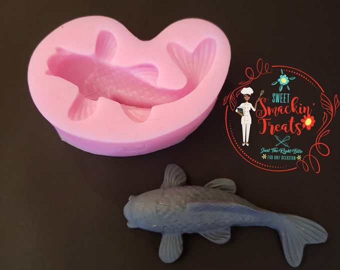 3D Catfish Mold, Fish Tank Mold, Catfish Silicone Mold, Aquarium Mold