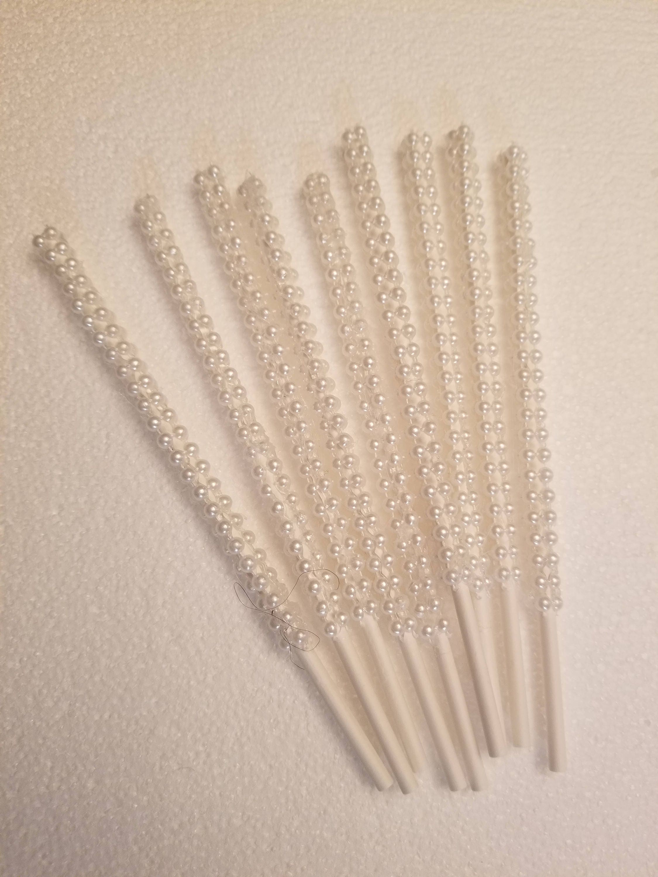 Gold Sticks 50pcs 4, 6 or 8 X 5/32 Plastic Solid Lollipop Sticks