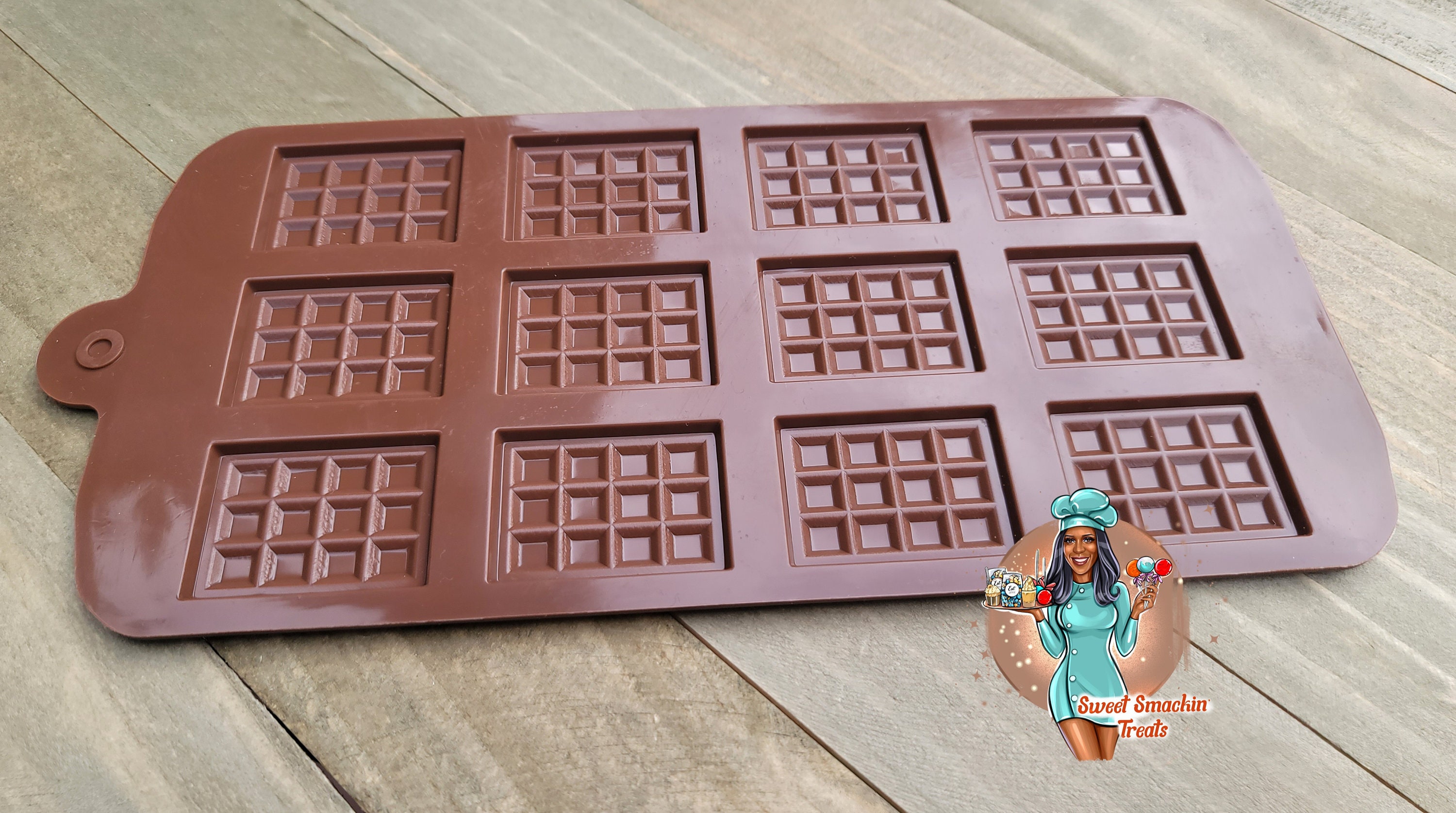 Customize chocolate mold - Giant chocolate bar 7 oz - personalized