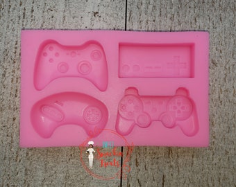 3 D, Game Control Mold, Video Game, PlayStation Mold, XBox Mold, Wii Mold, Nintendo Mold, Remote Control, Silicone Mold, Resin, Chocolate