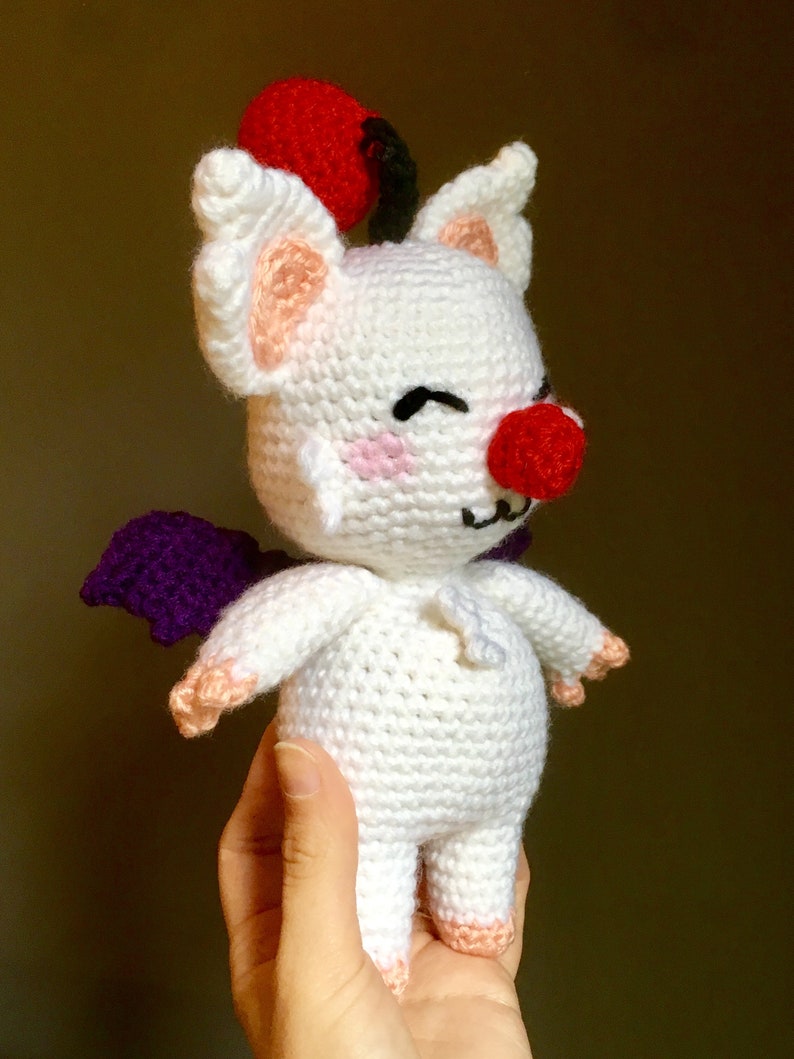 Amigurumi Moogle Final Fantasy Crochet Pattern for Etsy.de
