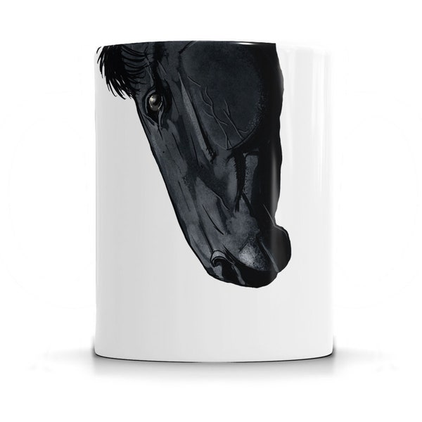 Black Horse Snout Mug