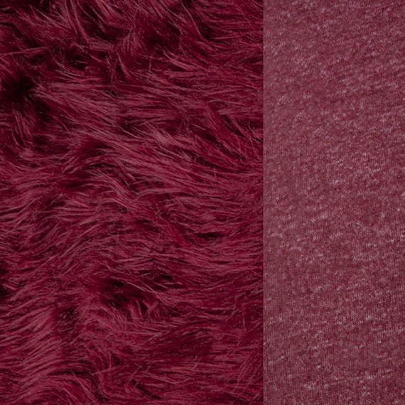 Fabricla Faux Fur Shaggy Fabric by the Yard Craft & Hobby 