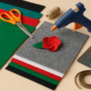 3.2mm Thick Acrylic Felt Sheets – 9x12&quot; – Multi-Color or Single Color Options
