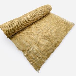 Burlap Fabric | Jute Cloth | Rustic Hessian & Croaker Material | Perfect for DIY Arts, Crafts, Home Decor Gardening | Durable Gunny Cloth