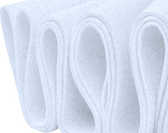 Tela de fieltro con purpurina que no se desprende, cortada a medida – Material brillante para manualidades de 152 cm de ancho