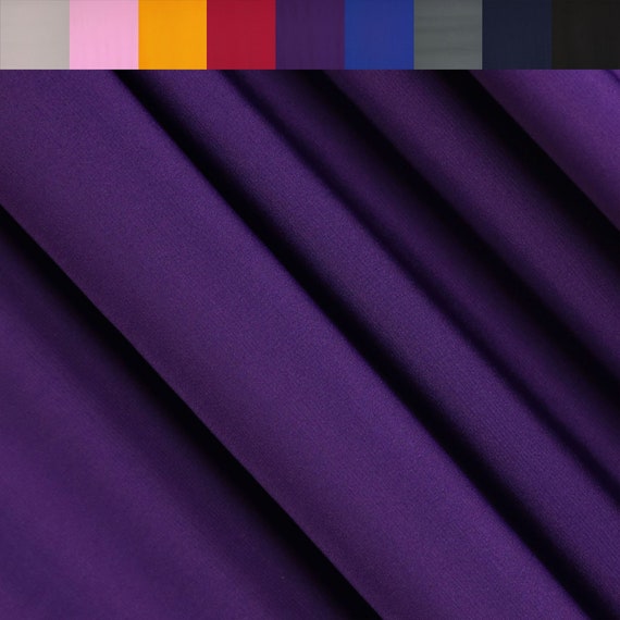 FabricLA ITY Knit Jersey Polyester Spandex Fabric by The Yard - 60 Inch  Wide, 2-Way Stretch - Costumes & Dancewear - Purple, 1 Yard