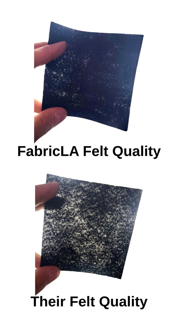 FabricLA Craft Felt Fabric - 36 X 36 Inch Wide & 1.6mm Thick Felt Fabric  - Use This Soft Felt for Crafts - Felt Material Pack - Baby Blue