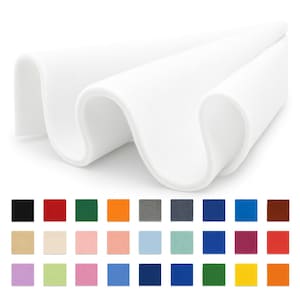 FabricLA Felt Fabric – 36” Wide – 1.6mm Thick Felt Roll for DIY, Sewing, Crafts & Decorations