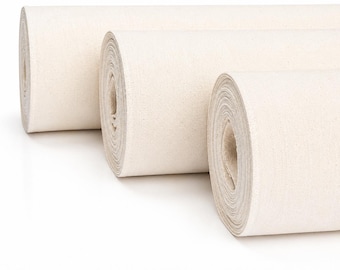Cotton Canvas Fabric by the yard | 62" Wide Duck Cloth for Upholstery & Crafts