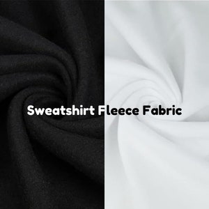 Cotton Blend Sweatshirt Fleece Fabric: 70&quot; Wide, Brushed, 20oz