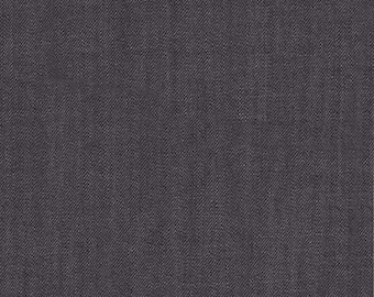 Denim Fabric | Cotton Stretch  | 8 oz, 50” Inch Wide Stretchy Denim Fabric by The Yard | Jeans Jackets Skirts & Dresses Fabric - Charcoal