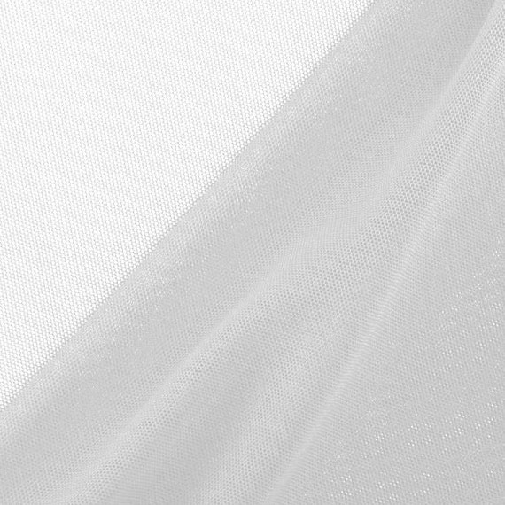 Fabricla Power Mesh Fabric Nylon Spandex 60 Inches Wide Use Mesh Fabric for  Sewing, Sports Wear, Ballet, Workout Tights, Garments White 