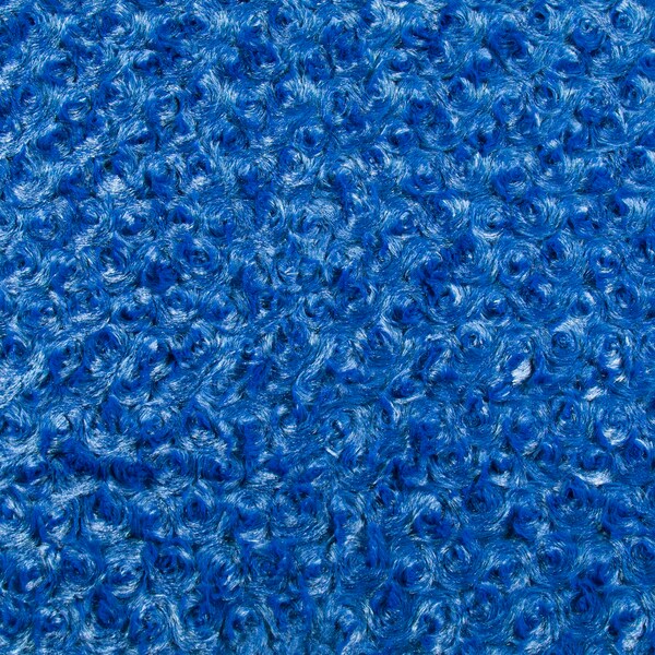 FabricLA Rosebud Minky Fabric - Soft and Minky Fabric - 58/60" Inches (150 cm) Wide - Rose Cuddle Minky Fabric by The Yard | Royal Blue