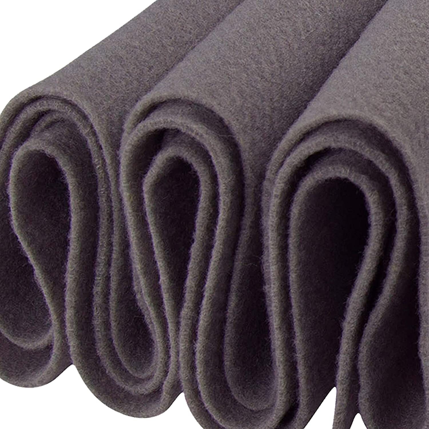 Craft Felt Fabric by The Yard Thickness 1.6mm 36 x 72 Soft and Durable  Felt Fabric for Sewing Crafts Blankets DIY Creative Project (Black)