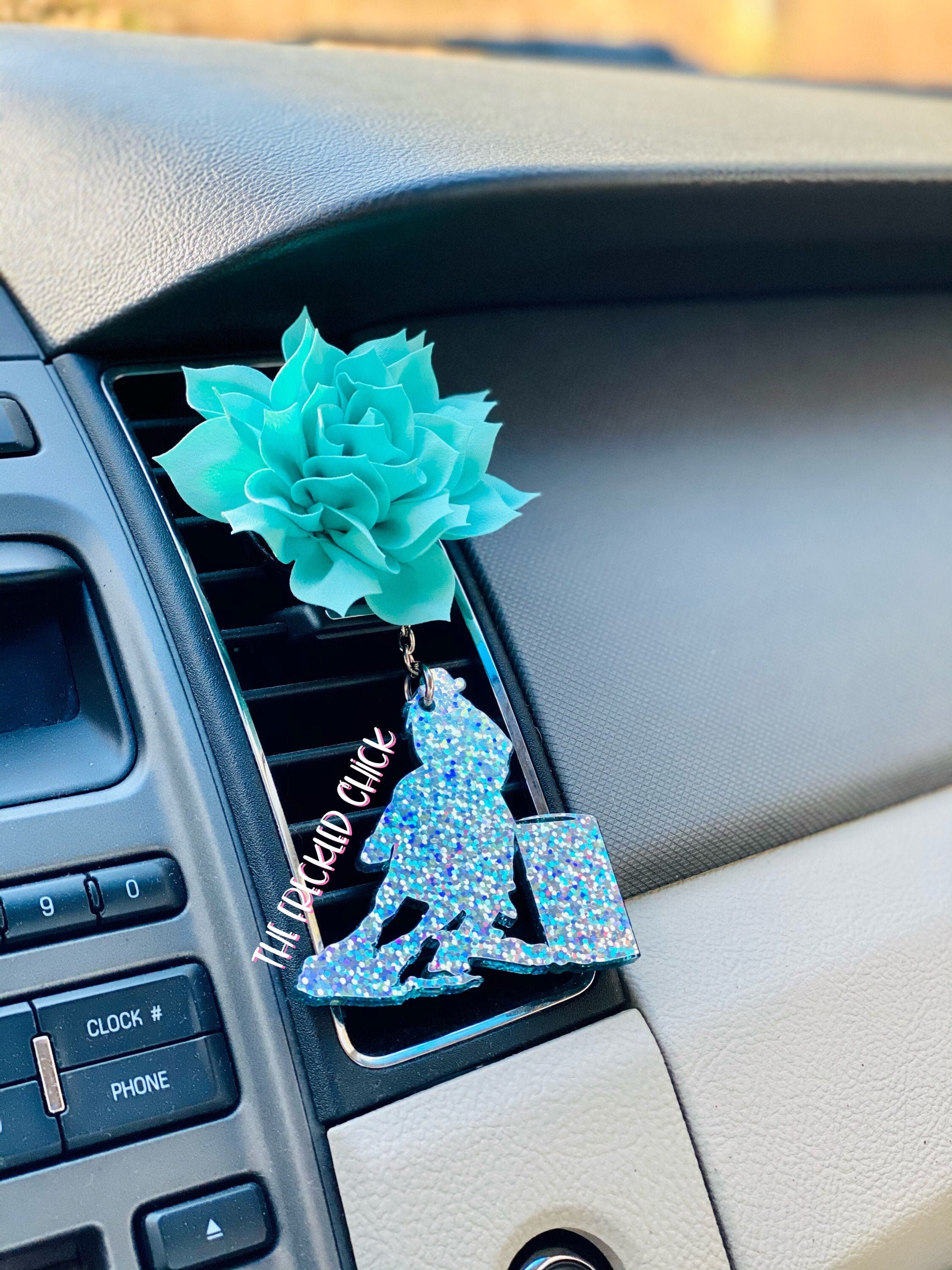 Flower Vent Clip Car Freshie Etsy