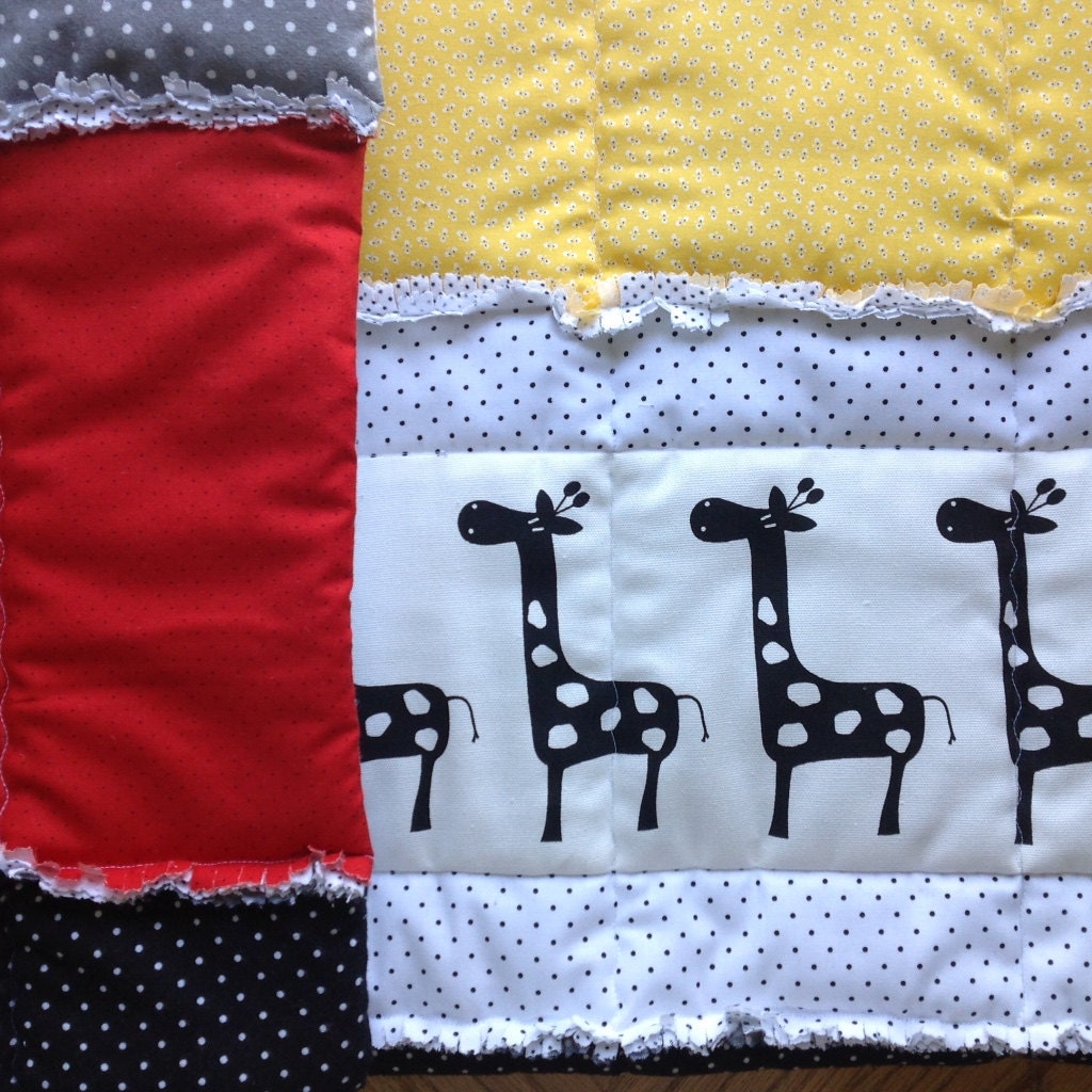 Baby Quilt PATTERN Crib Size Quilt Rag Quilt Tutorial Etsy