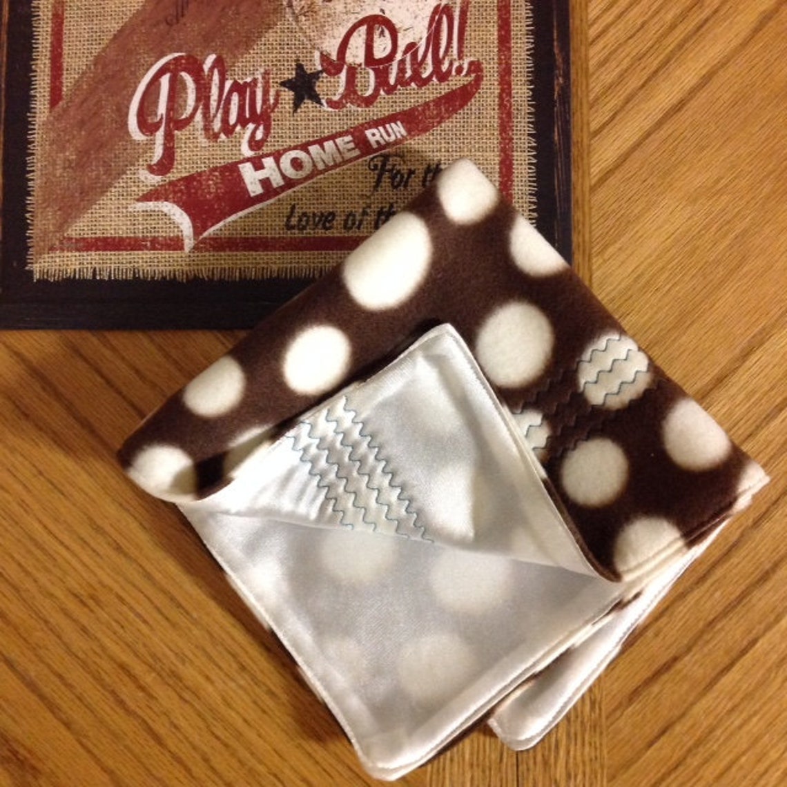 Fleece Blanket Pillow & Lovey Set Baby / Toddler Brown W/ Etsy