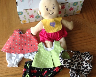 PATTERN Wee Baby Stella Clothes -Wee Baby Summer - 12 inch baby doll clothes patterns - DIY pdf Digital Printable Instant Download