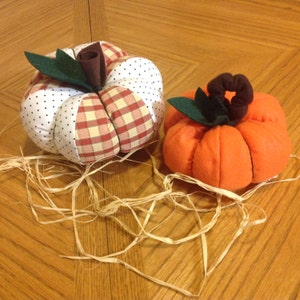 ENKELT MÖNSTER FÖR LITE PUMPA - Barnleksak - Höst, Skördetid, Thanksgiving, Halloweendekoration - DIY pdf Digital Direktnedladdning