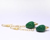 Salt earrings with cones