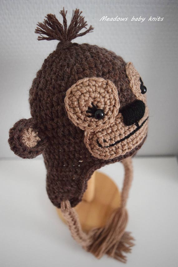 monkey cap for newborn baby