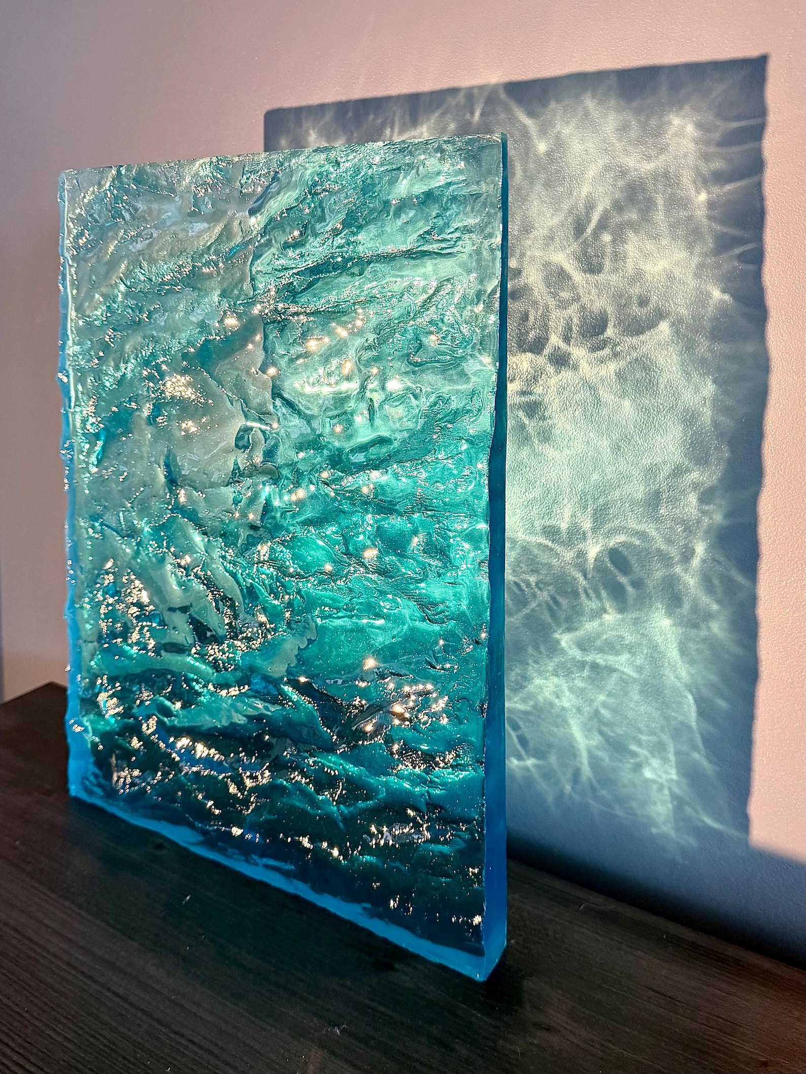 Epoxy Resin Ocean Sculpture